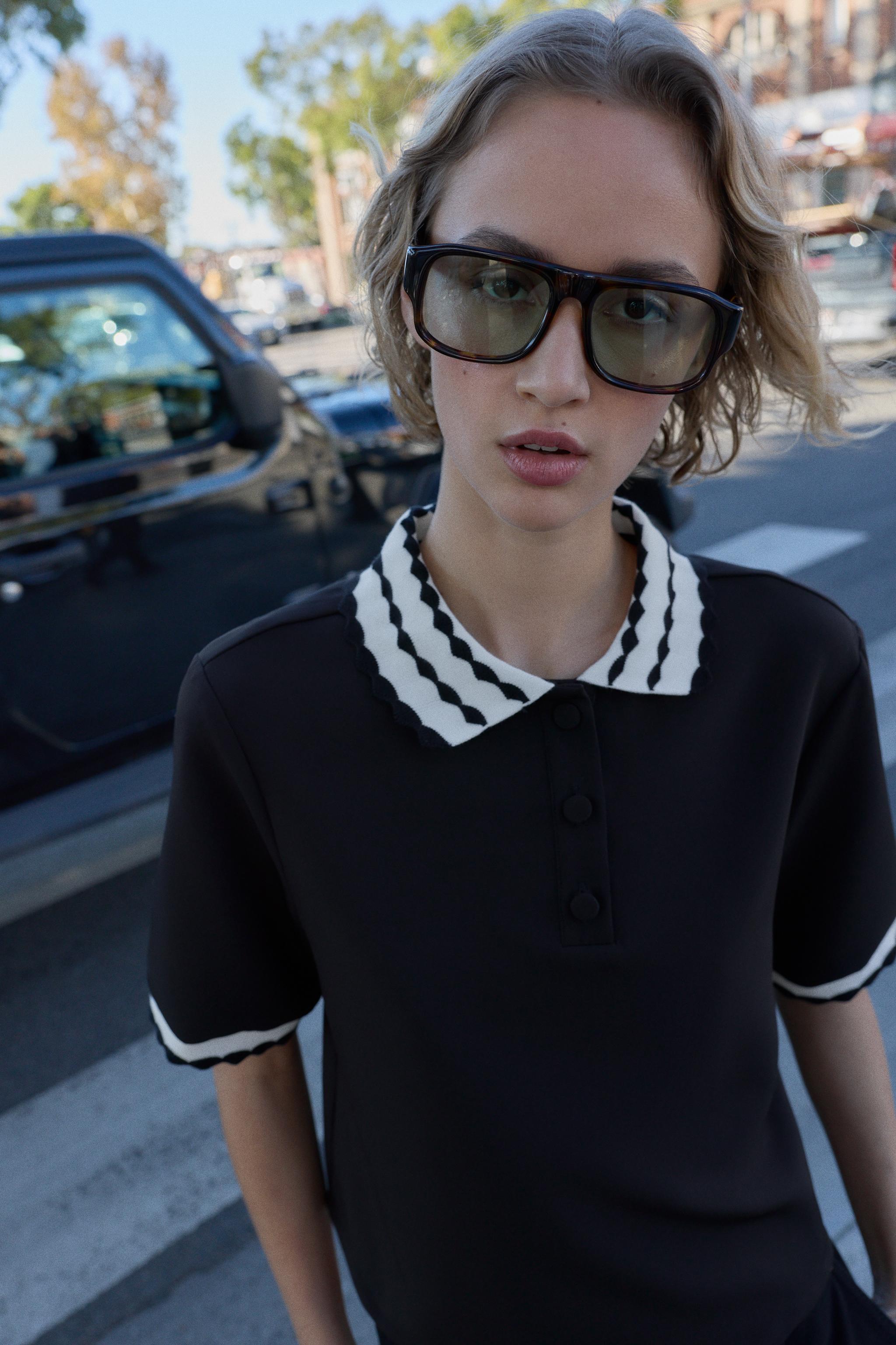 COMBINATION POLO TOP